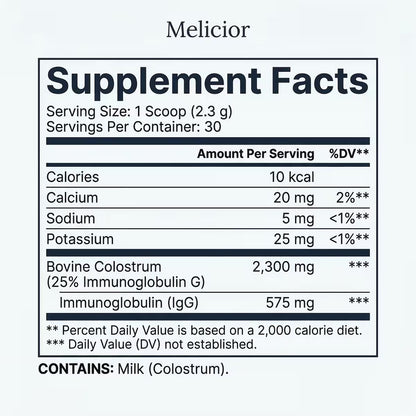 Melicior Rebuild Daily Colostrum